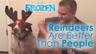 Frozen  Reindeers are Better than People Cover [upl. by Esilehs]