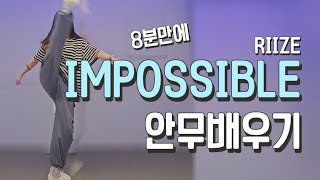 RIIZE IMPOSSIBLE 스텝 안무 Its possible 합니다 [upl. by Shirlene793]