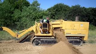 95 Vermeer T655 DT Track Trencher [upl. by Mckeon]