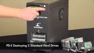 Garner PD5 Table Top Hard Drive Destroyer [upl. by Prudhoe307]