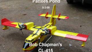 RC CL 415 Maiden Flight at Pattees Pond Float Fly [upl. by Voccola467]