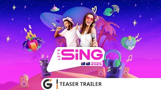 Lets Sing 2025  Teaser trailer PEGI EN [upl. by Esidnak]