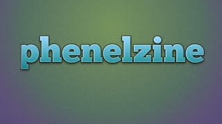 Phenelzine Lecture  44 [upl. by Eiralam]