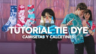 APRENDE A TEÑIR TU ROPA DIY  TUTORIAL TIE DYE diferentes técnicas [upl. by Itirahc93]