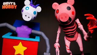 Joker Piggy amp Mutant Piggy ➤ Roblox Piggy Bosses Fanmade ★ Polymer Clay Tutorial [upl. by Atnohs463]