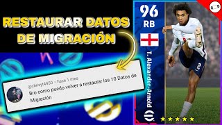 como MIGRAR DATOS en eFOOTBALL 2024 ✅ como recuperar mi cuenta de efootball 2024konami id pes 2024 [upl. by Mattias74]