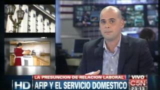 C5N  AFIP LA PRESUNCION DEL SERVICIO DOMESTICO [upl. by Nnyroc]