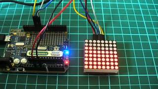 MAX7219 Arduino Example One [upl. by Gerdi670]