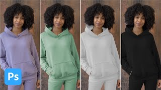 How to Change the Color of Clothing in Photoshop [upl. by Salaidh]