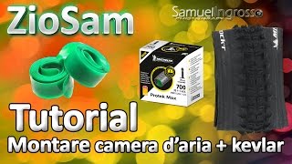 Tutorial  Come montare camera daria e kevlar su MTB [upl. by Alithia]