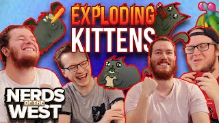 Exploding Kittens  Board Game Playthrough [upl. by Fallon]