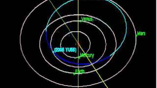 Asteroid 2005 YU55 approaching earth [upl. by Etnuahc]