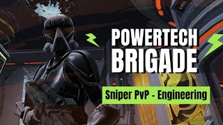 Arena PvP SWTOR vs 3 PTs  Sniper  Engineering  PvP 75 [upl. by Hpotsirhc]