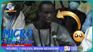 Micro Fallou Thiam 😭 Khol Séddena Ndeysane Khassida Mawahibou Magal 2020 K 1 Ahloul Minan Diourbel [upl. by Akerdnahs148]