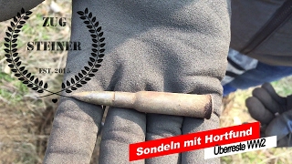 SONDELN mit Hortfund  Überreste WW2 [upl. by Atteugram]