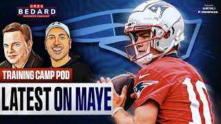 Is Drake Maye Progressing  Greg Bedard Patriots Podcast [upl. by Abihsat318]