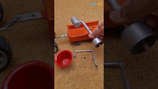 Mini tractor project mini motor water pump science project video [upl. by Falzetta]