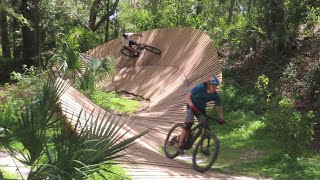 First Time Going Over the Handlebars Worth It  Alafia Mountain Bike Trails [upl. by Eittik]