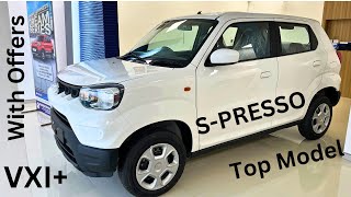 New SPresso VXI Top model  Full Review and all features spresso2024 suzukimodel suzuki yt [upl. by Loutitia266]