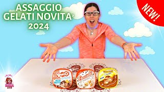 ASSAGGIO GELATI IN VASCHETTA NOVITA 2024 GOCCIOLE PAVESINI E RINGO [upl. by Eixela]