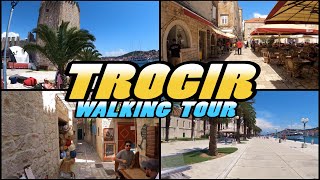 TROGIR Walking Tour  Croatia 4k [upl. by Kosak]