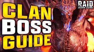 FREE CLAN BOSS BUILD  DEMON LORD STARTER GUIDE  RAID Shadow Legends [upl. by Sherye287]