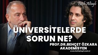 quotEn yüksek puanları aldım bütün mülakatlarda elendimquot  Prof Dr Behçet Özkara amp Fatih Altaylı [upl. by Arracat]