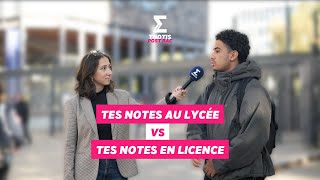 Tes notes au lycée VS tes notes en licence [upl. by Yehudit]