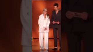 MERYL STREEP JOINS HER SONINLAW PRESENTING GRAMMYS RECORD OF THE YEAR  shorts grammy actors [upl. by Ntsuj]