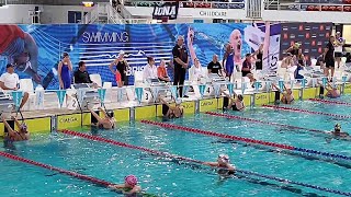 Brisbane Metropolitan Relay Champs Girls 2023 4x50 Metre Medley Relay Isabella Lane 3 Backstroke leg [upl. by Nnaitsirhc344]