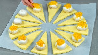 Simpler than you imagine The best appetizer recipe from puff pastry [upl. by Nosnaj]