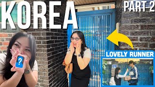 Korea vlog part 2 🇰🇷  Suwon kdrama locations lovely runner convenience store eats [upl. by Llenna747]