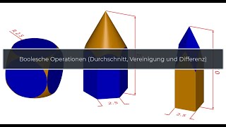 Boolesche Operationen mit MicroStation CONNECT [upl. by Adoh729]