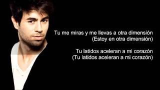 Enrique Iglesias  Bailando Letra Español HD Spanish Lyrics [upl. by Ssirk]