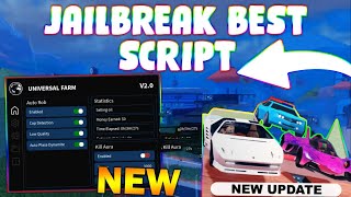 NEW JailBreak Script PASTEBIN 2024 AUTOROB AUTO ARREST INFINITE MONEY AUTOFARM [upl. by Ardnasella]