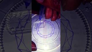 This is how I draw spirograph 334 spirograph asmr shorts ytshorts [upl. by Tye]