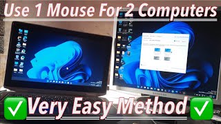 How To Use One Mouse For Two Computers PC’s  Control Multiple Computers With One Mouse [upl. by Asuncion]