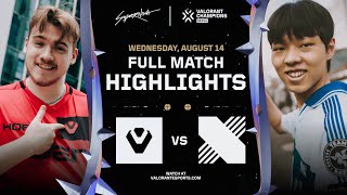 Sentinels vs DRX Highlights  VALORANT Champions Seoul  August 14th 2024 [upl. by Ylas226]