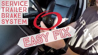 Silverado Service Trailer Brake System Fix [upl. by Enale]