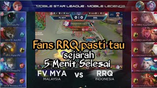 RRQ vs TODAK 5 menit selesai mobilelegends [upl. by Oly]