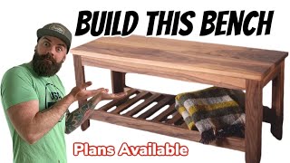 How To Build a Bench  Easy DIY Bench [upl. by Felicidad]