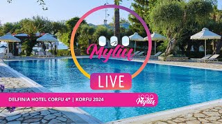 DELFINIA HOTEL CORFU 4  KORFU 2024 [upl. by Homere763]