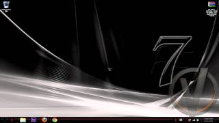 Windows 7 BLACK SEVEN Theme [upl. by Barnum]