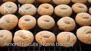 Almond biscuits Nonna biscuits [upl. by Anitan]