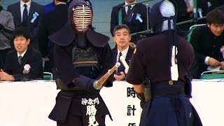 Kendo 勝見洋介 × 嘉陽宗隆 1回 全日本剣道選手権20131103 [upl. by Karrie]