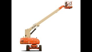 Operating a JLG 80ft Boom Lift A quick onsite tutorial [upl. by Salis142]