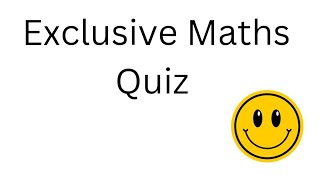 Maths Quiz HSK Knowledge Nest [upl. by Kalk]