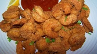 Oven Fried Popcorn Shrimp  Gluten Free [upl. by Phares]