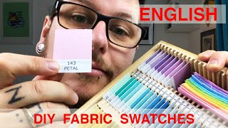 Make Your Own Fabric Swatches DIY [upl. by Eluj]