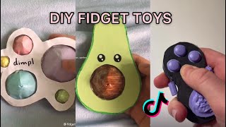 Diy Fidget Toys at home  Tiktok Compilation 2 [upl. by Nosilla]